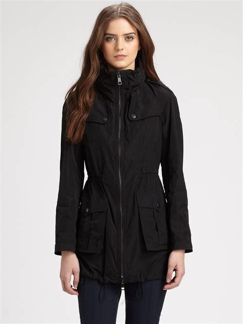 burberry brit womens jacket|burberry anorak women's.